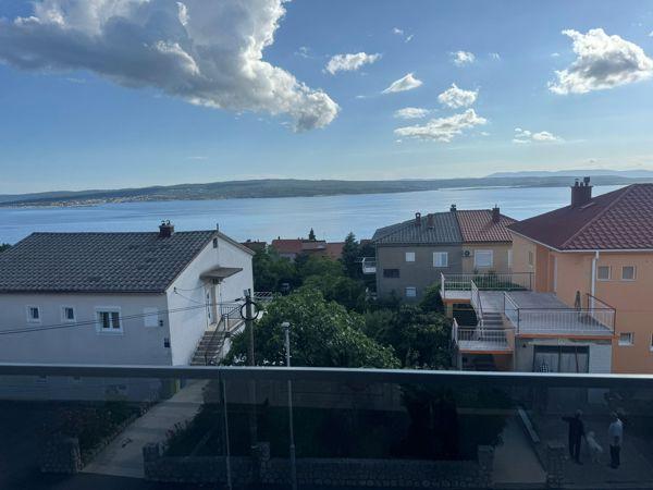 Appartement avec 2 chambres à Crikvenica, belles vues sur la mer 