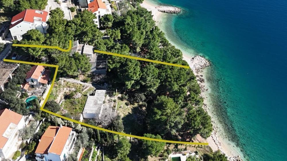 Amazing 1st line land plot in Nemira, Omis 