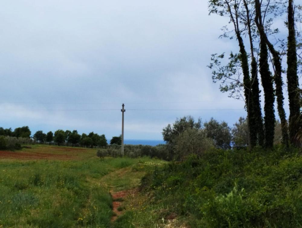 Building land plot with sea views in Porec area 