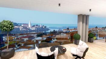 Penthouse luxueux avec une belle vue sur la ville et la mer, à 500 mètres de l'Adriatique 
