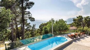 Beautiful semi-detached villa in Brela, with swimming pool 