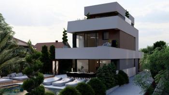 Luxury modern villa in Zadar area (Privlaka), 1st line to the sea 