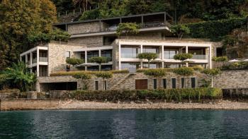 Modern villa of fantastic panoramic glazing on the 1st line on Opatija riviera 