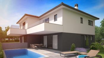 Villa duplex moderne avec piscine privée à Malinska, à vendre 