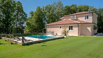 Villa with a swimming pool on the edge of the village in Tinjan 