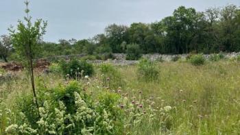 Building terrain with sea views in Malinska on Krk island 