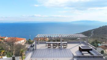 Ground floor apartment 70m2 with panoramic view of the sea and swimming pool + garden 150m2 