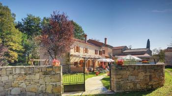 A beautiful stone villa with a swimming pool in the middle of Istria in Gracisce, for sale 