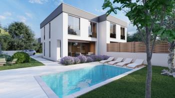 Semi-detached villetta in Bakar, new construction, for sale 