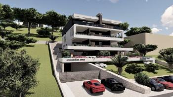 Modern apartments in a new building above the center of Opatija, 250m from the sea,for sale 