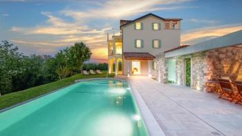 Beautiful villa in Motovun with fantastic scenery 