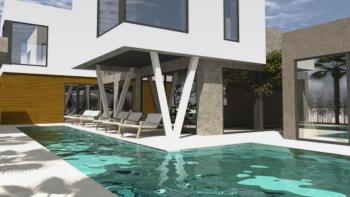 Modern villa with sea views in Zadar area, just 200 meters from the beach 