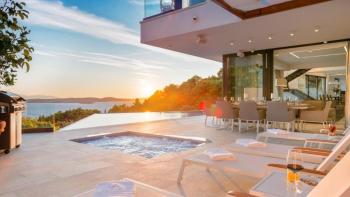 Magnificent modern villa on Hvar with swimming pool and outstanding architecture 