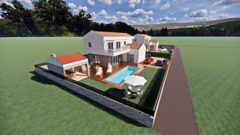 Modern villa with swimming pool in Sveti Lovrec near Porec 