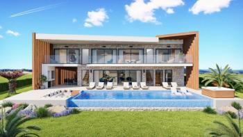 First-class villa under construction with a sea views in Kastelir, Porec area! 