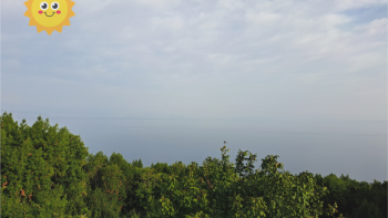 Older house with a panoramic sea view in Kraj near Opatija 