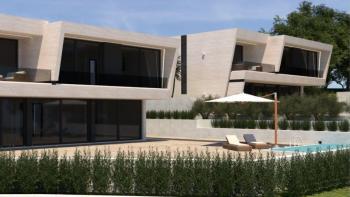 Modern villa with swimming pool under construction in Crikvenica region, Bribir 