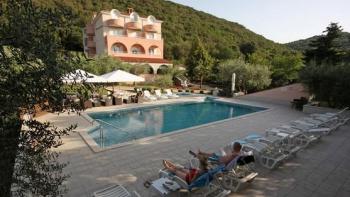 Charming hotel just a few steps from the sea in a green bay between Pula and Labin 