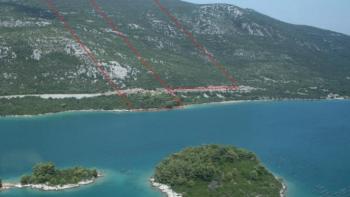 Grand terrain agricole à vendre dans la région de Peljesac 