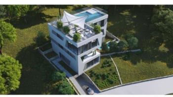 Tři luxusní apartmány v boutique rezidenci v Ičići 