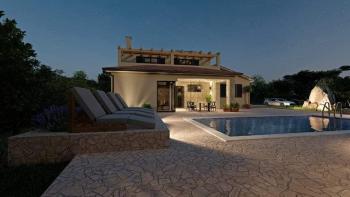 Neue Villa in der Gegend von Labin mit Swimmingpool 