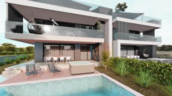 Эксклюзивная новая квартира в 500 метрах от моря в бутик-резиденции в Ровине 