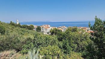 Urbanized land plot in Tucepi 200 meters from the sea 