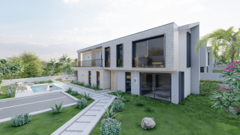 Nová vila výjimečného designu jen 100 metrů od pláží v novém 5***** resortu, oblast Umag 