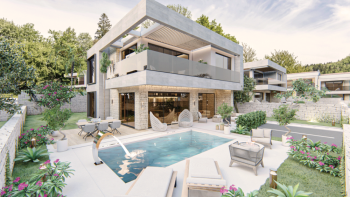 Sensationelles neues 5*****-Resort in der Gegend von Umag, 100 Meter vom Strand entfernt, bietet Villa mit Swimmingpool 