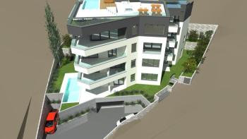 Magnifique penthouse avec piscine dans une nouvelle résidence à Opatija 