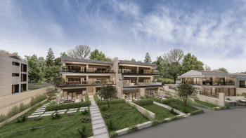Nowy luksusowy kompleks apartamentów w Lovrečica, Umag, 100 metrów od morza 