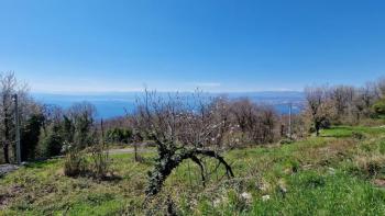 Участок под застройку с видом на море в Ловране, Добреч 