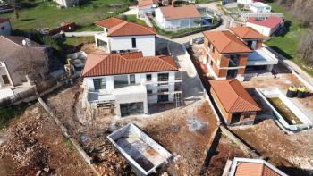 Modern villa with swimming pool under construction in Porec area - two similar villas can be purchased in a package 