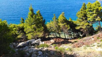 Fascinating 1st row land plot for luxury villa on Omis riviera 