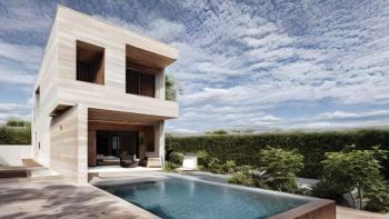 New villa with sea view in Liznjan 