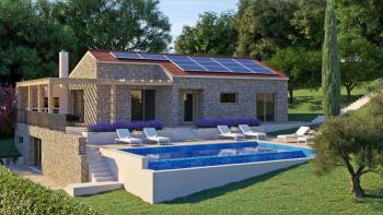 Čtyři moderní vily s bazénem v oblasti Motovun - možnost zakoupení balíčku 