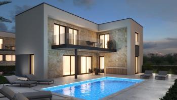 One of the four new villas with a view of the Brijuni archipelago 