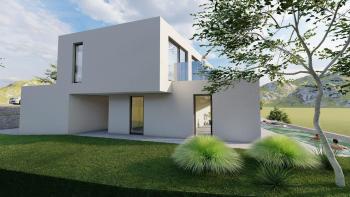 Modern villa in Vrh, Krk island 