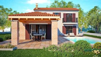 Newly built villa with swimming pool in Porec outskirts 