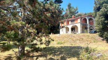 House in Labin area on a large terrain, with sea views 