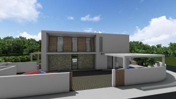 Modern kétszintes villa 161,6 m2-es, 900 m-re a tengertől, eladó 