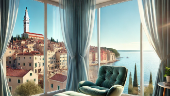 Luxury hotel in Rovinj in Hotel Grand Park area, 250m from the sea, for sale 