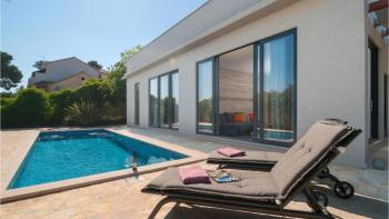 New fascinating villa on Brac island, 1st row to the sea 