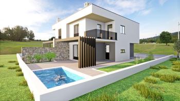 Villetta of modern design in Umag area, 5 km from the sea 