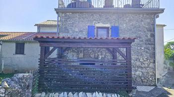 Discounted! Adapted stone house with a roof terrace on Krk island, for sale! 