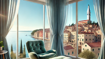 Luxury hotel in Rovinj in Hotel Grand Park area, 250m from the sea, for sale 