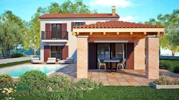 Newly built villa with swimming pool in Porec outskirts 