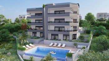 New modern apartment in a lux residence on Ciovo, Trogir, for sale 