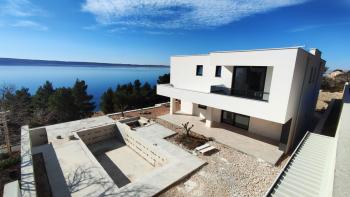 Villa moderne avec piscine, deuxième rangée de la mer avec vue panoramique sur la mer, Starigrad, à vendre 