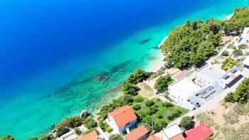 Waterfront villa under construction on Omis riviera, for sale 